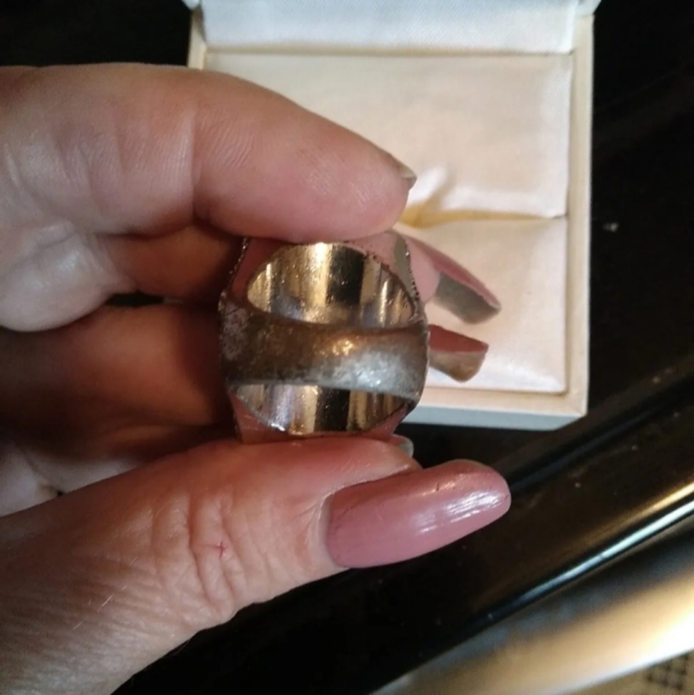 Huge vintage  dior ring size 7.5 1990s Y2k - Picture 6 of 7